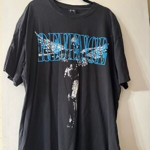 Revenge Nirvana In Utero Blue + Black Graphic T-Shirt